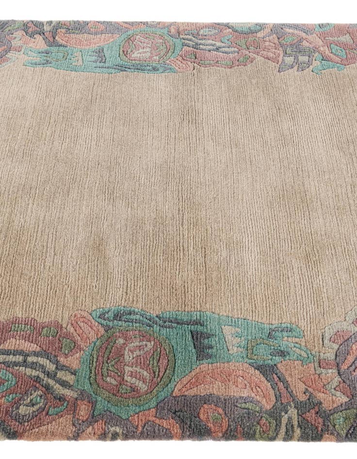 Detail image of  3' 2 x 5' 4  Hand Knotted Tibet Wool Rug