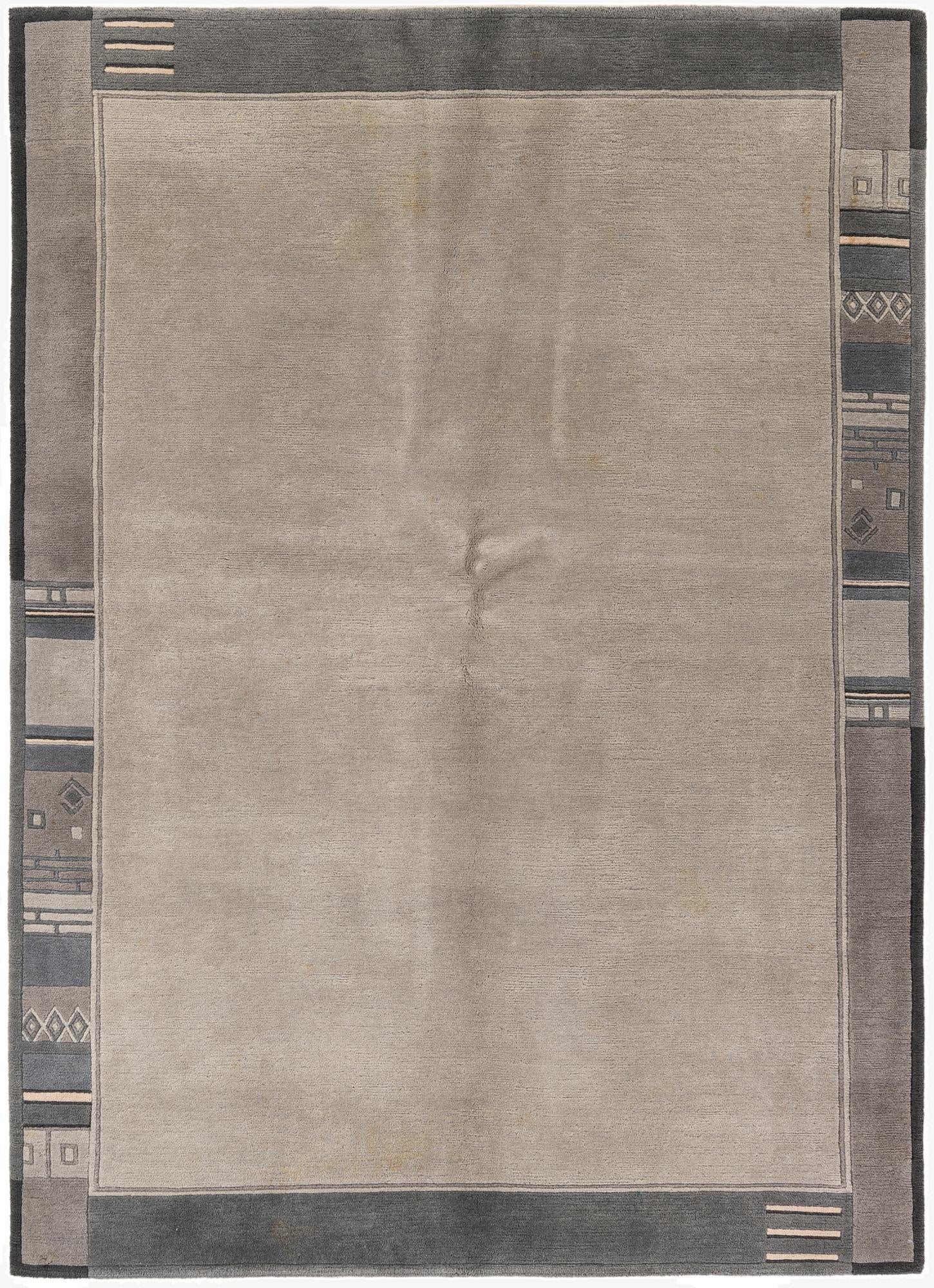  5' 8 x 7' 10  Hand Knotted Tibet Wool Rug