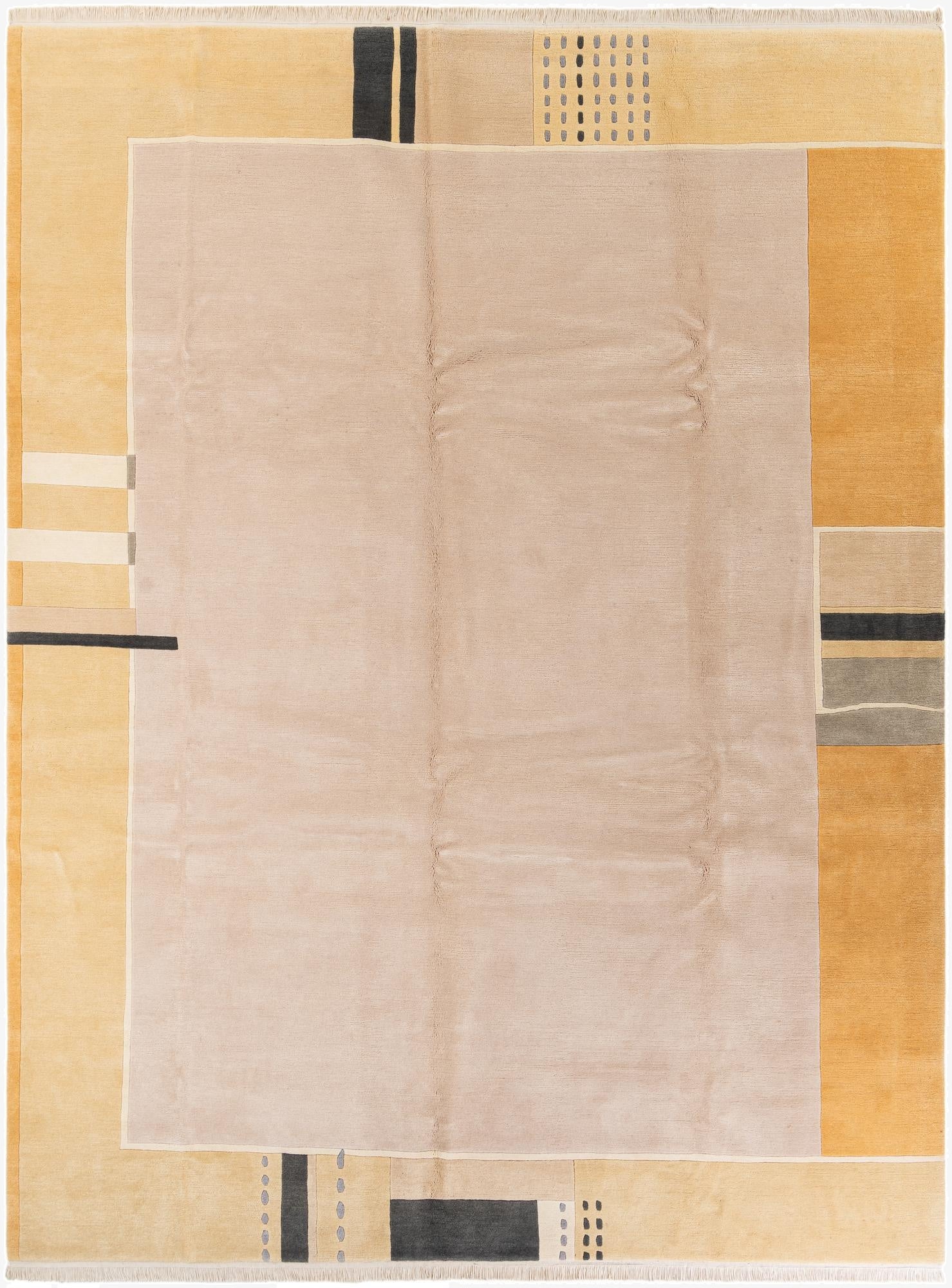  9' 10 x 13' 1  Hand Knotted Tibet Wool Rug