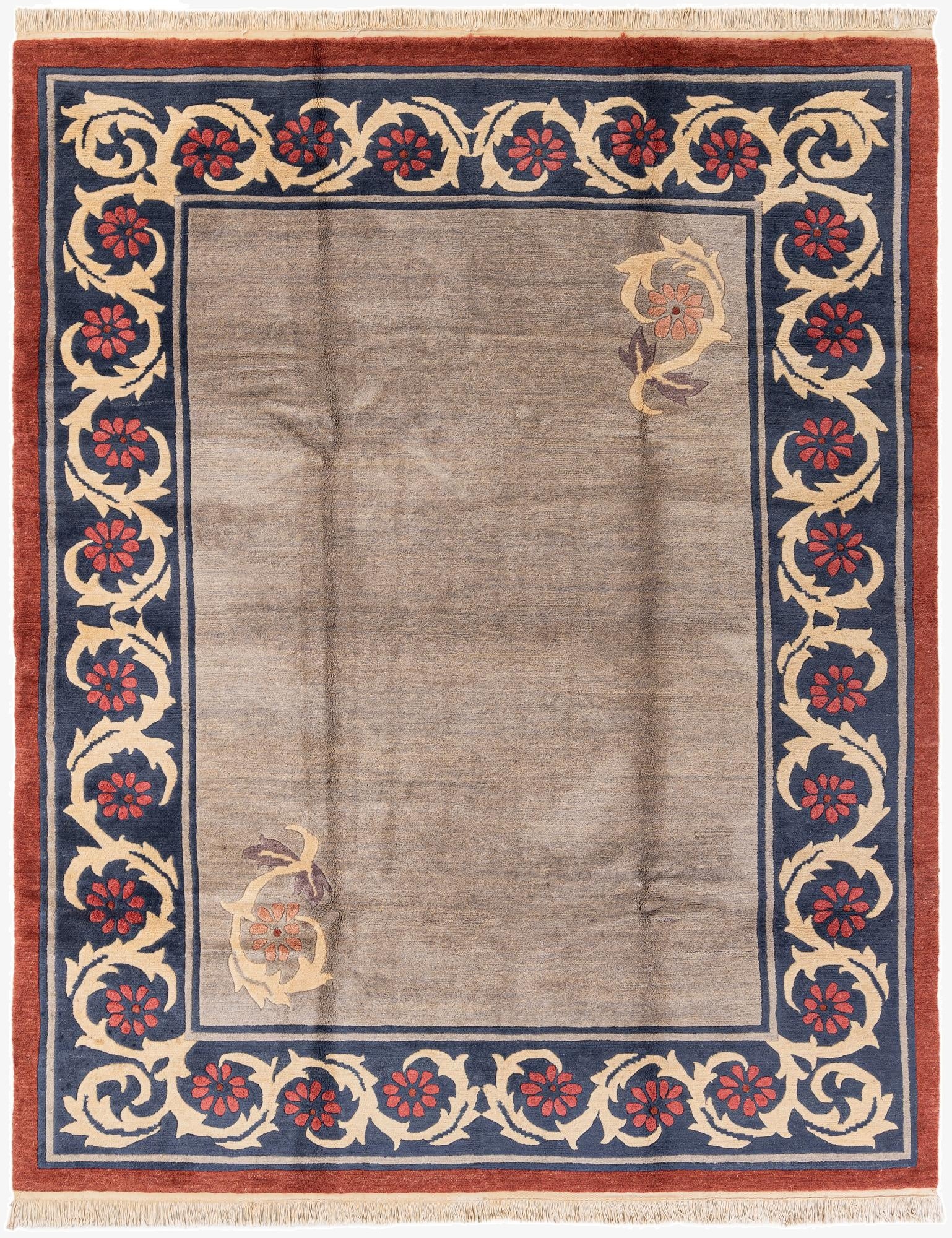  8' x 10' 1  Hand Knotted Tibet Wool Rug