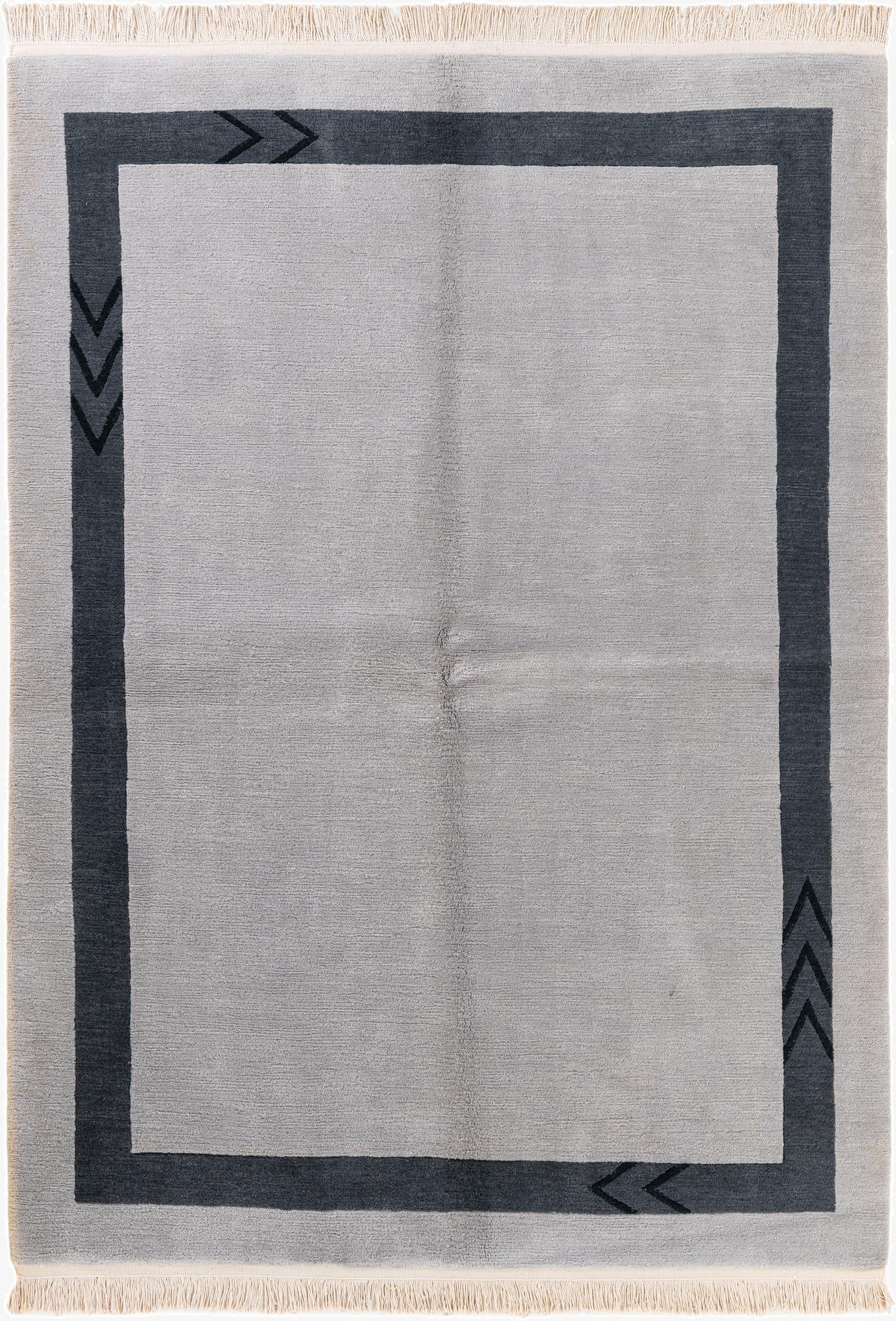  5' 8 x 7' 9  Hand Knotted Tibet Wool Rug