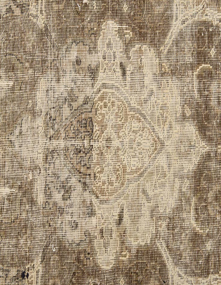 Detail image of  6' 5 x 10' 10  Hand Knotted Ultra Vintage Persian Wool Rug