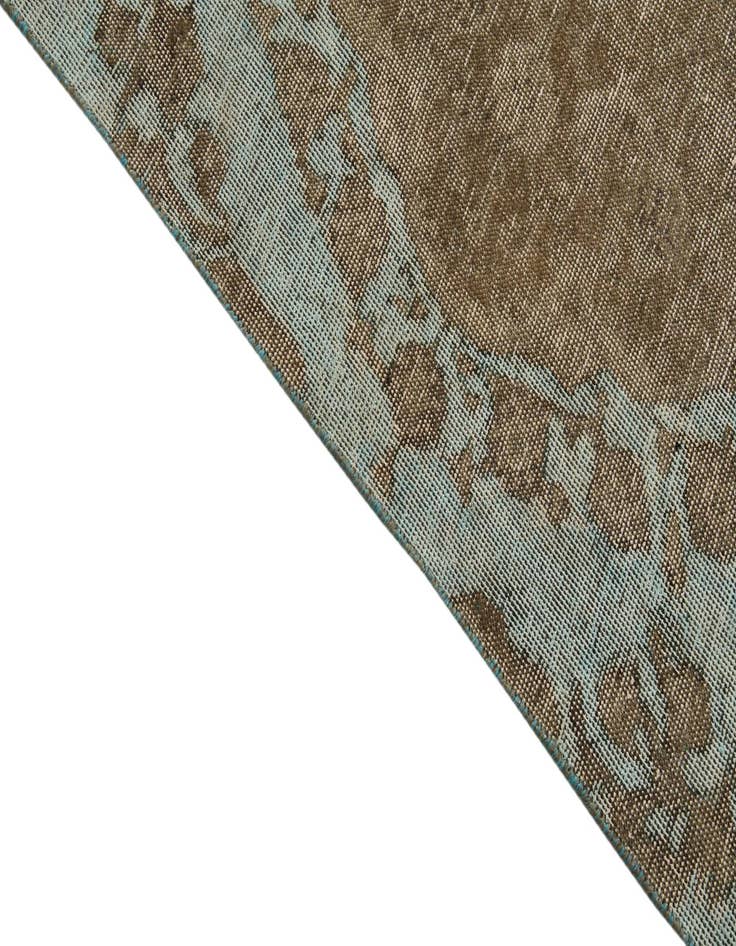 Detail image of  4' 6 x 6' 2  Hand Knotted Ultra Vintage Persian Wool Rug