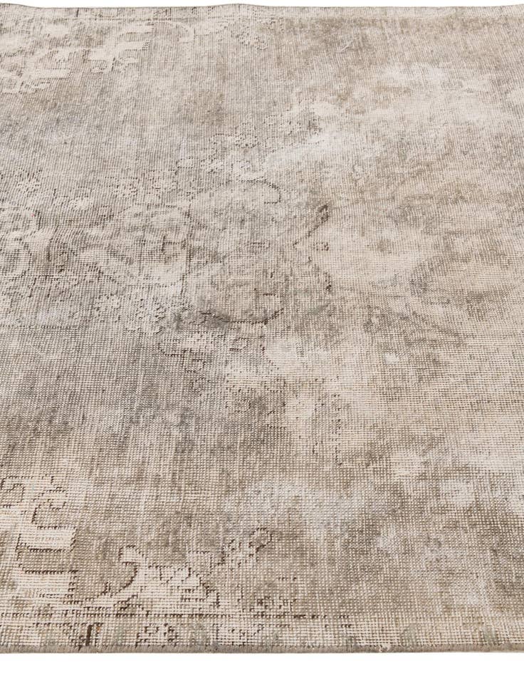 Detail image of  4' 9 x 8' 4  Hand Knotted Ultra Vintage Persian Wool Rug