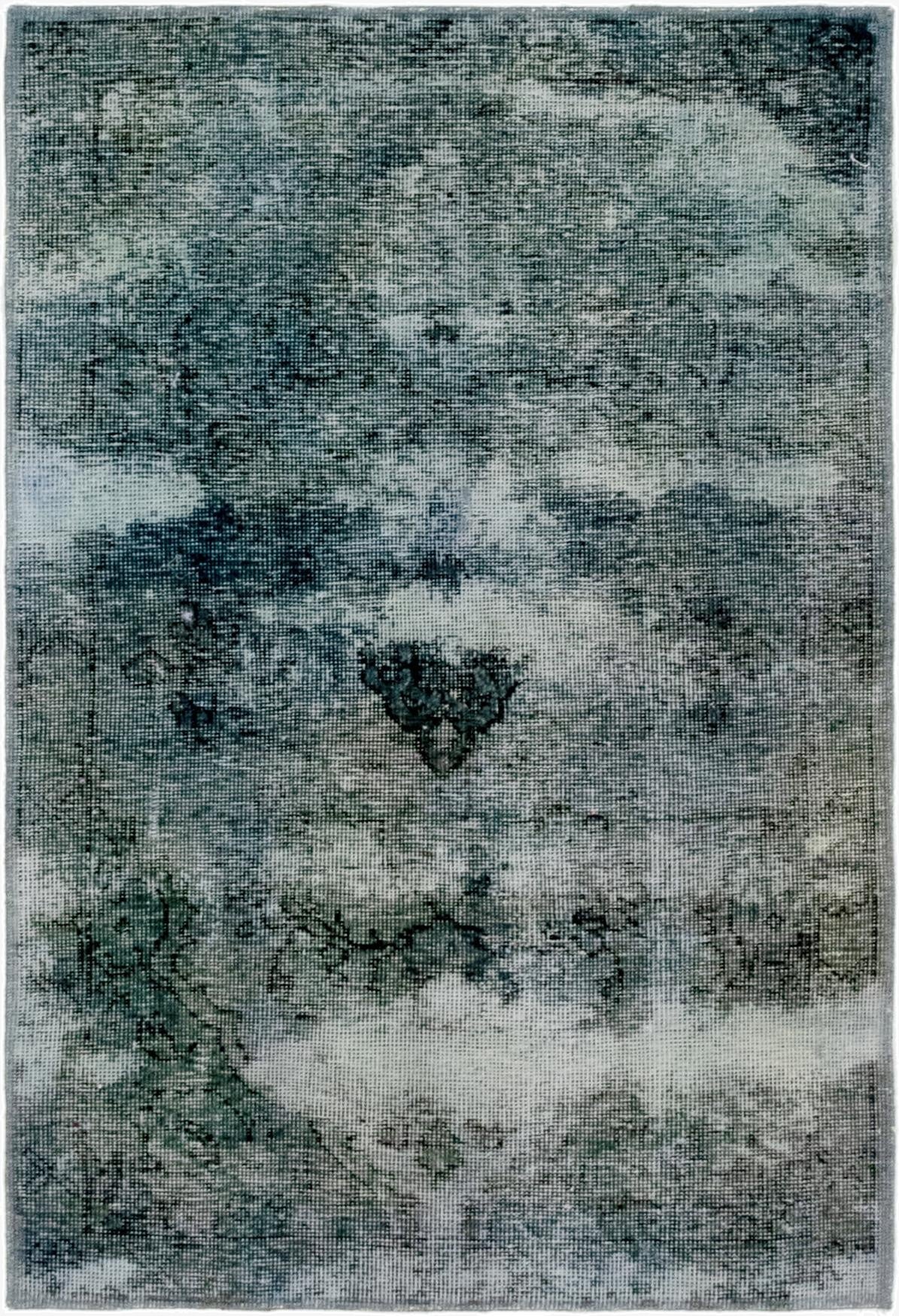  3' x 4' 7  Hand Knotted Ultra Vintage Persian Wool Rug