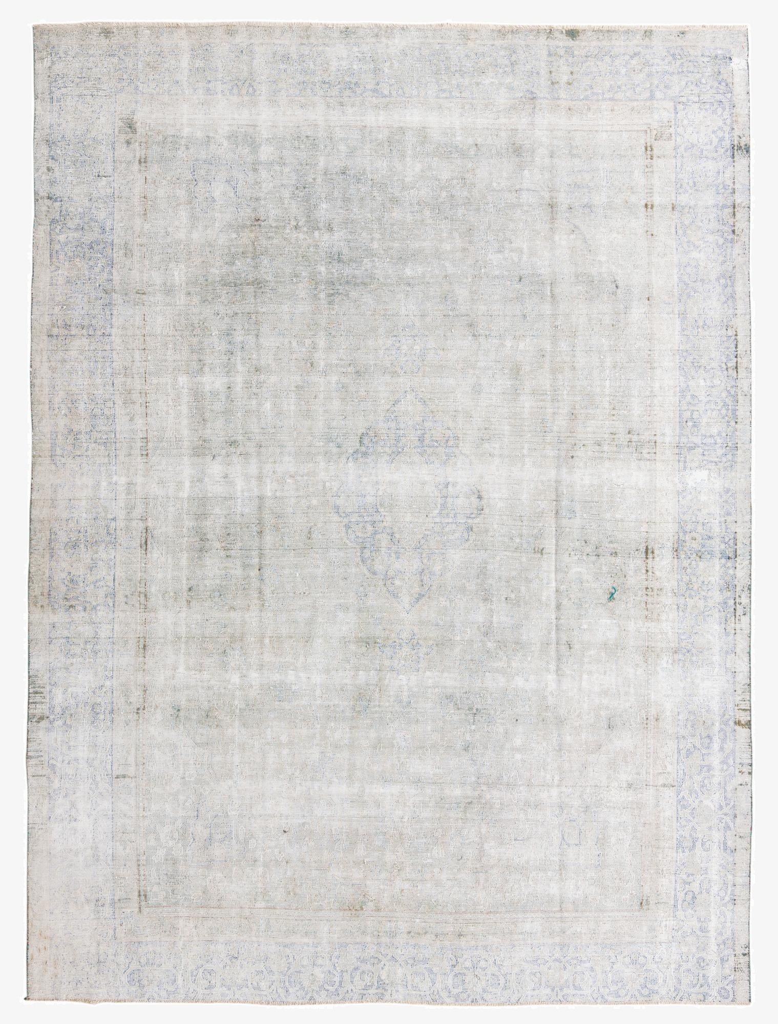  9' 2 x 12'  Hand Knotted Ultra Vintage Persian Wool Rug