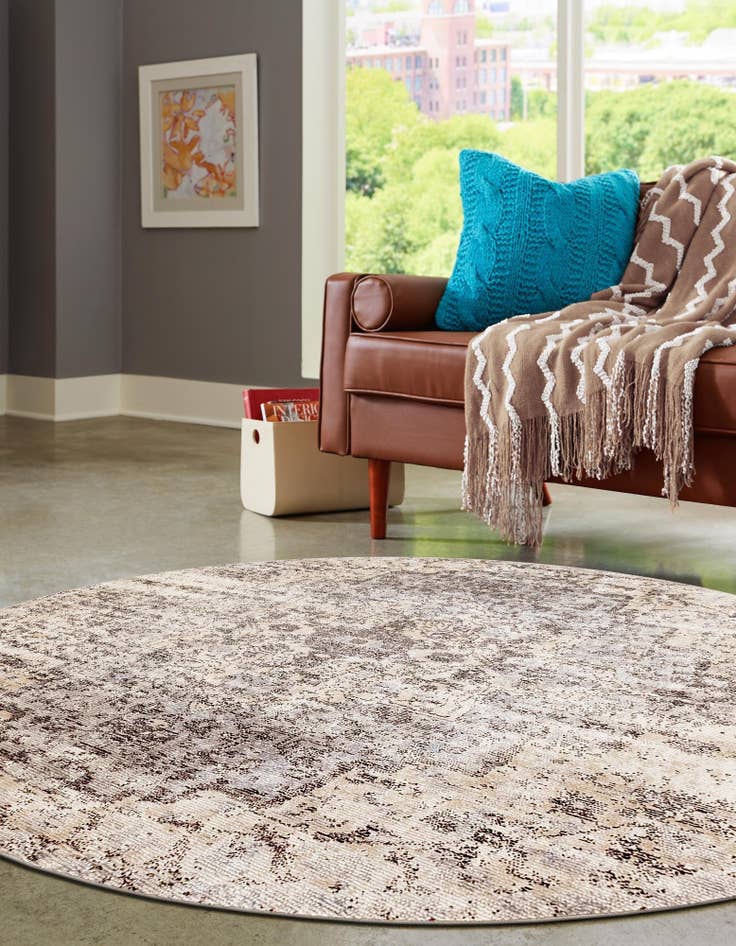 Detail image of  7' x 7' Amulet Round Rug