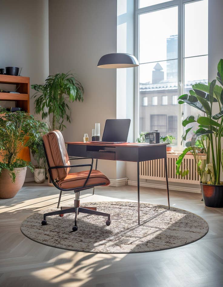 Detail image of  7' x 7' Amulet Round Rug