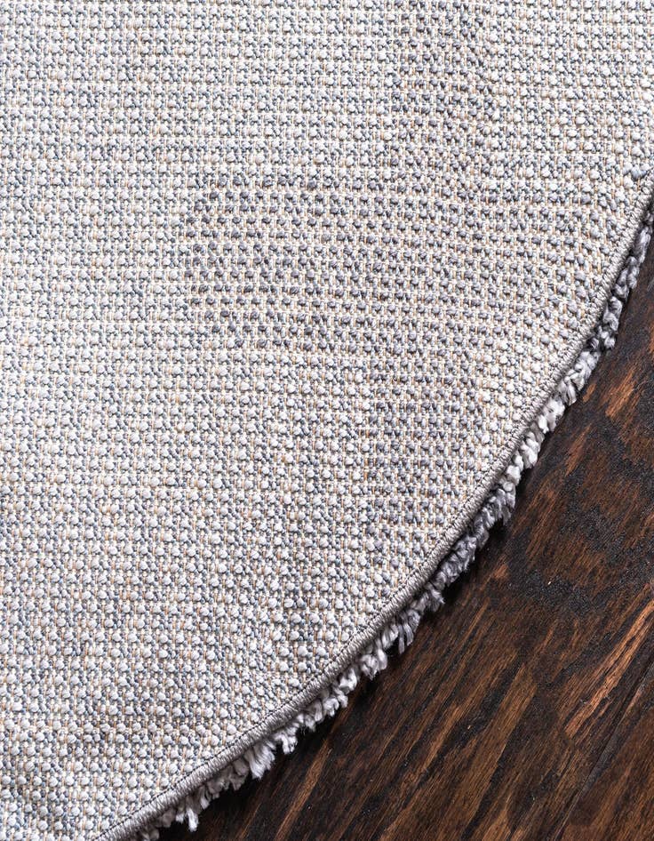 Detail image of  5' x 5' Athena Shag Round Rug