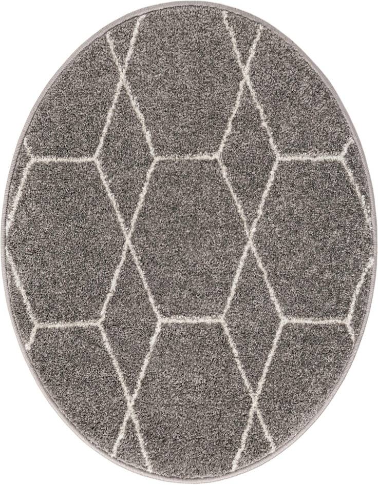 Detail image of  3' x 3' Lattice Frieze Round Rug