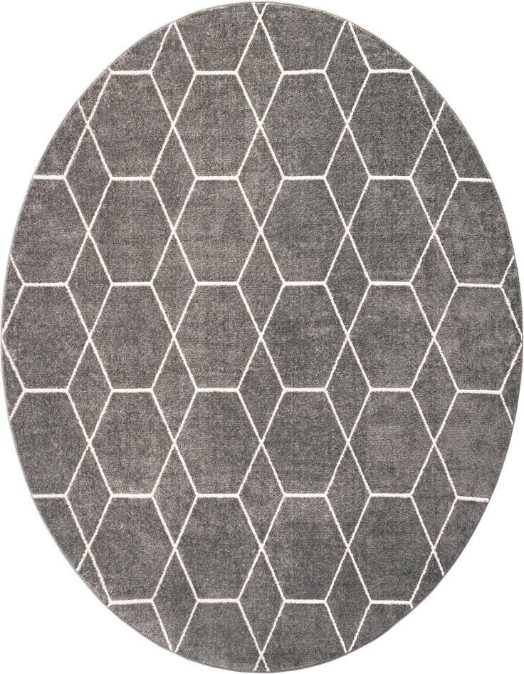Detail image of  10' x 10' Lattice Frieze Round Rug