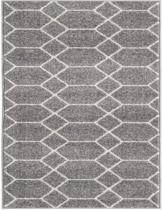 Detail image of  2' 2 x 7' Lattice Frieze Round Rug