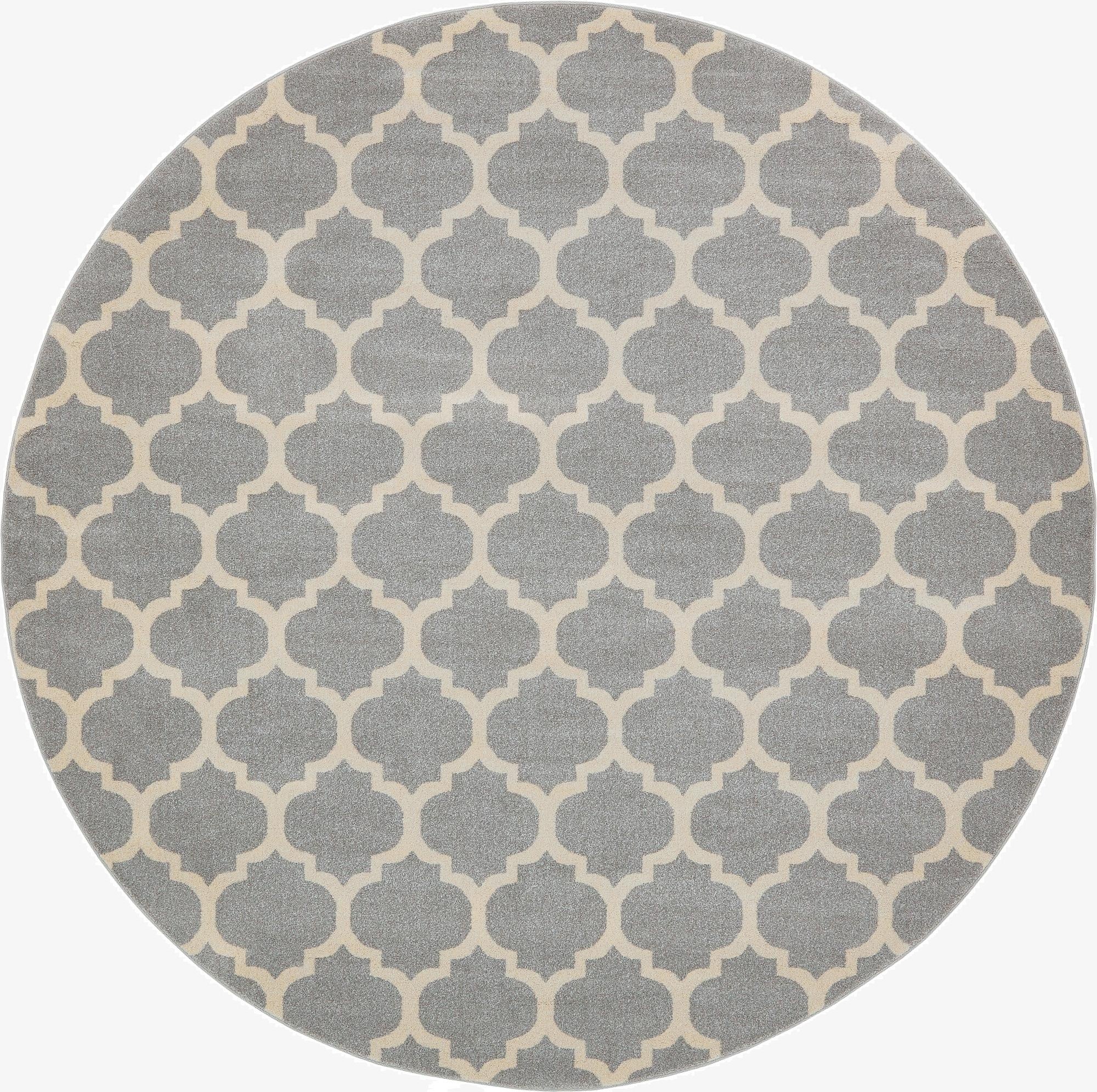  10' x 10' Lattice Round Rug