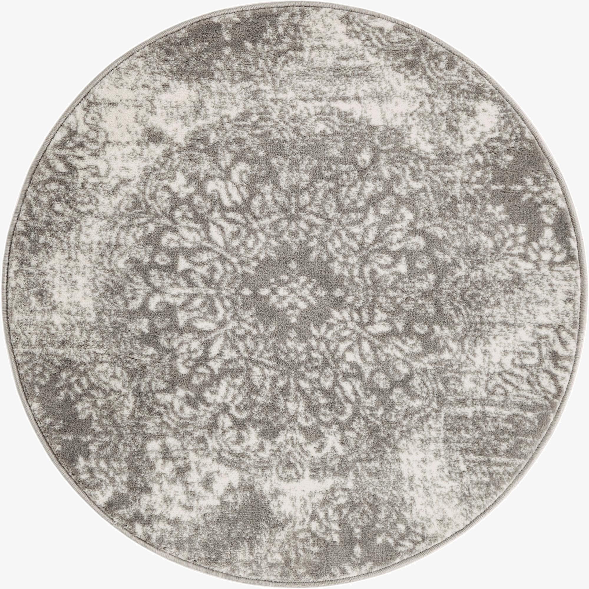  3' 1 x 3' 1 Monte Carlo Round Rug