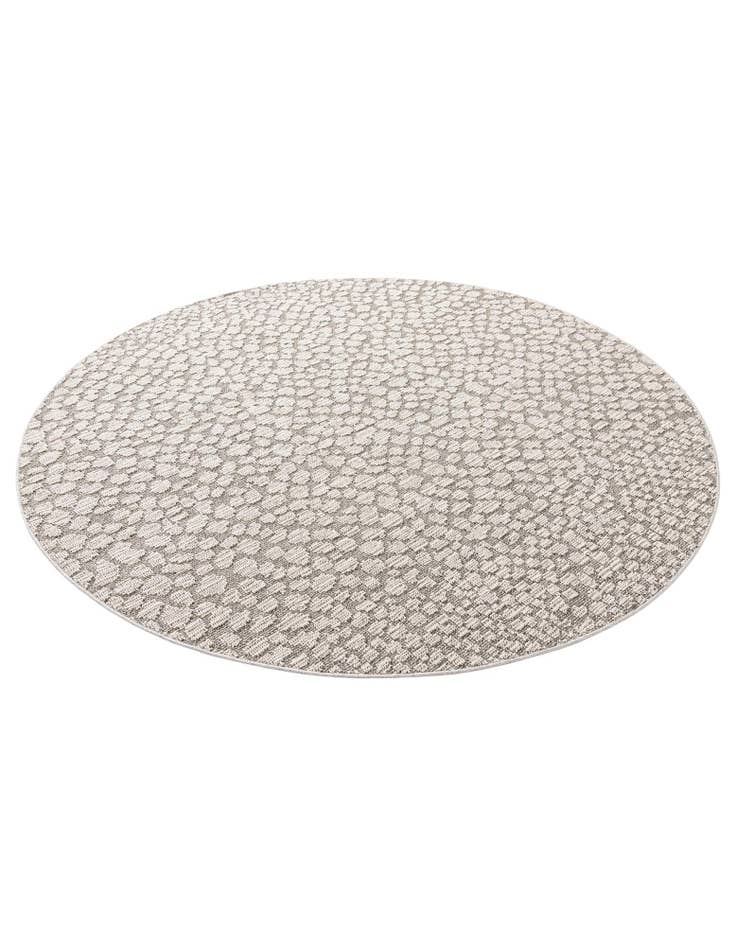 Detail image of  7' 10 x 7' 10  Washable Safari Indoor / Outdoor Round Rug