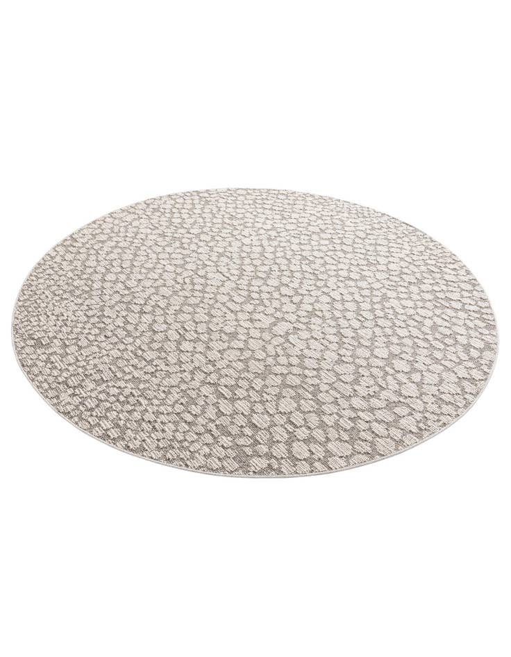 Detail image of  7' 10 x 7' 10  Washable Safari Indoor / Outdoor Round Rug