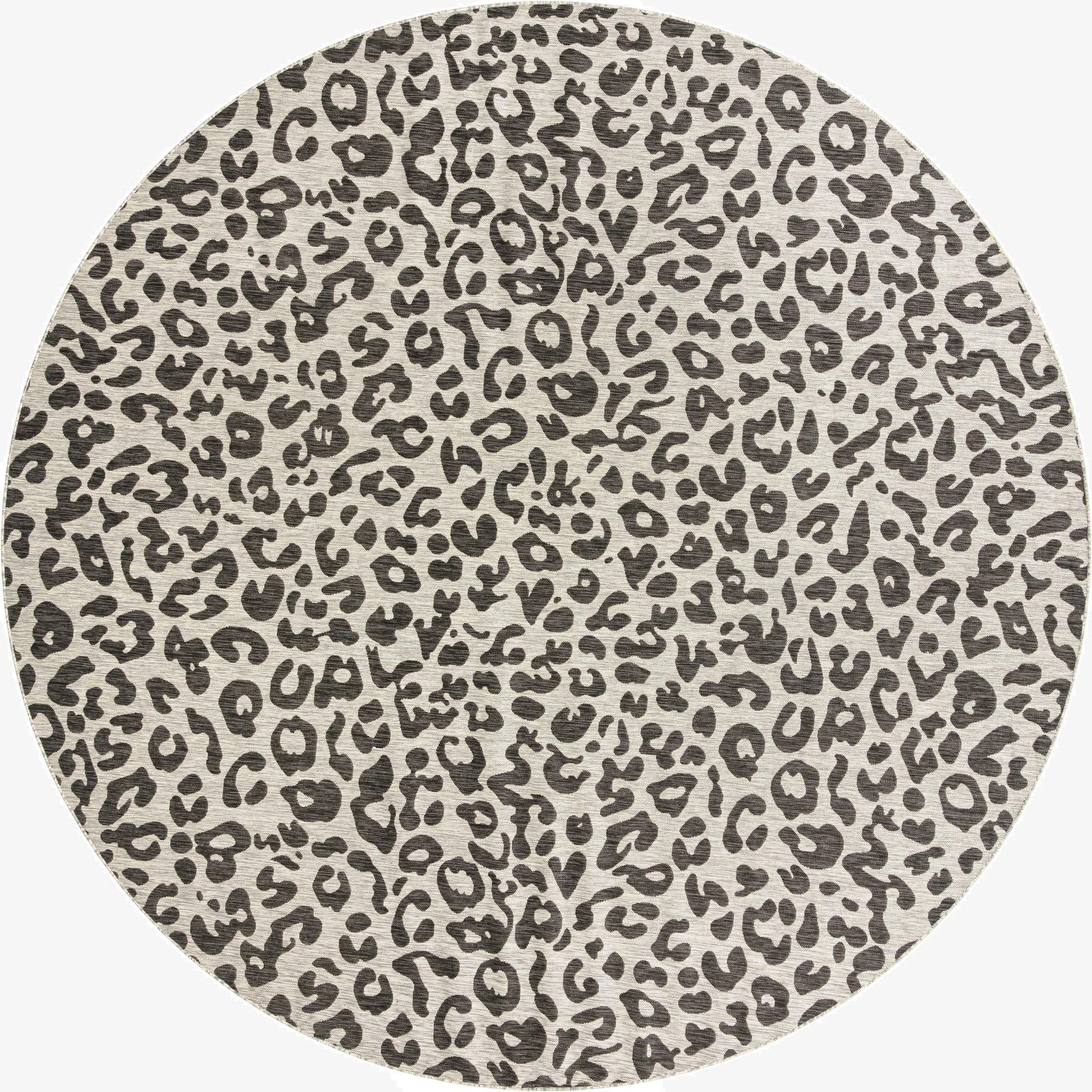  13' x 13'  Washable Safari Indoor / Outdoor Round Rug