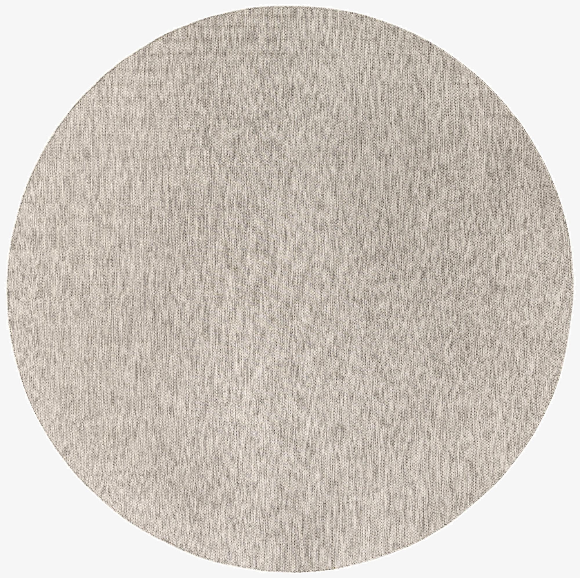  13' x 13'  Washable Solid Indoor / Outdoor Round Rug
