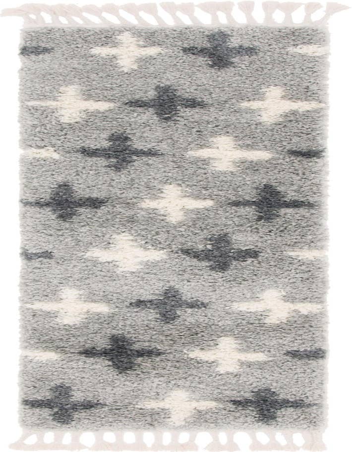 Detail image of 2' 2 x 6' Athena Shag Runner Rug