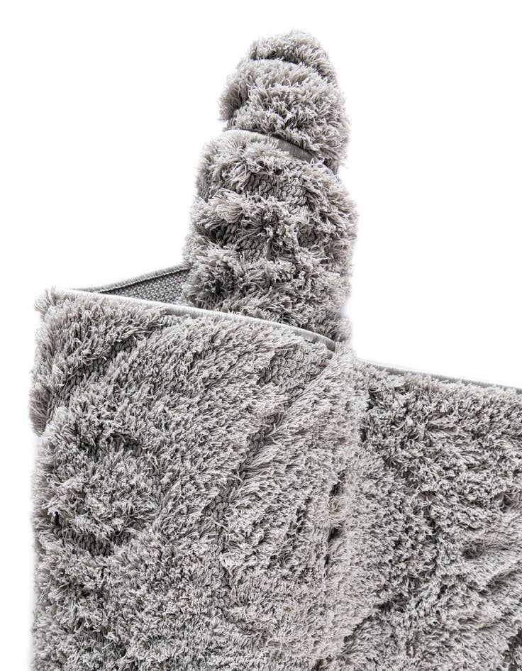 Detail image of  2' x 6' 9 Botanical Shag Runner Rug