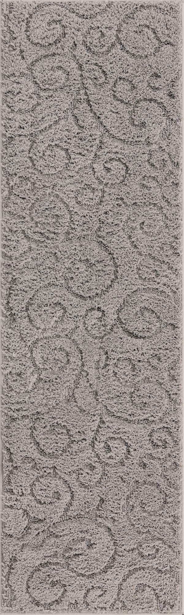  2' x 6' 9 Botanical Shag Runner Rug