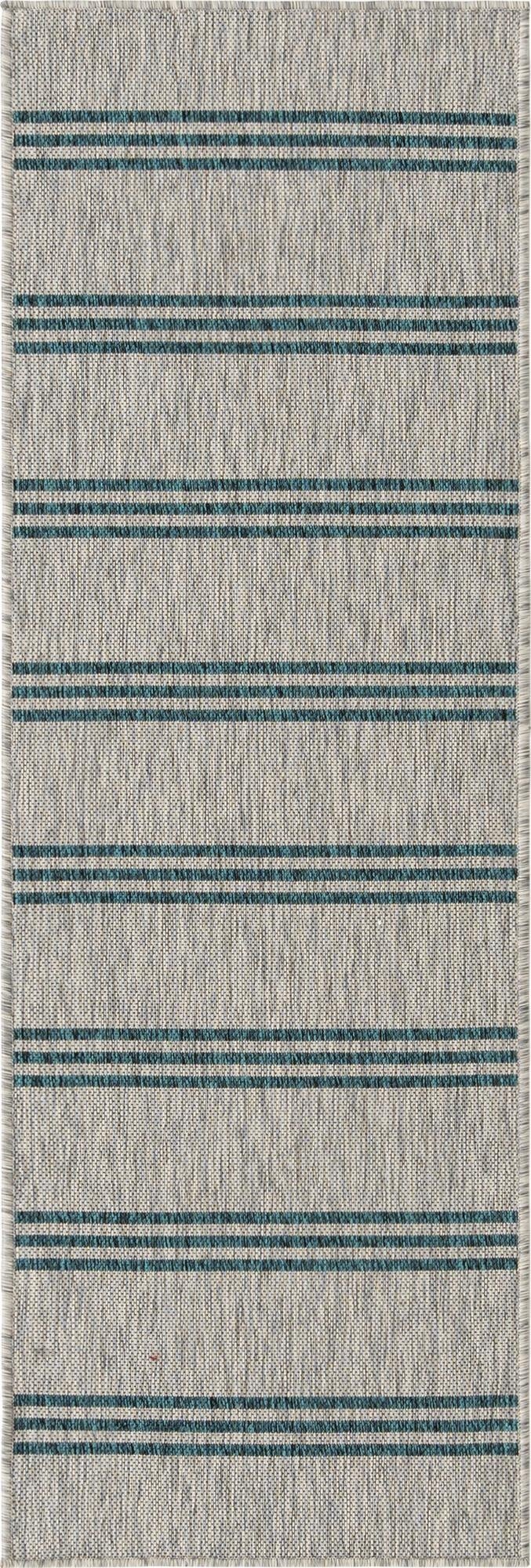  2' x 6'  Washable Jill Zarin Anguilla Indoor / Outdoor Runner Rug