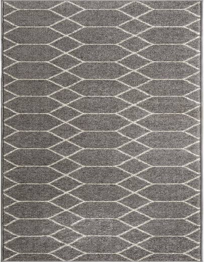 Detail image of  2' x 10' Lattice Frieze Runner Rug