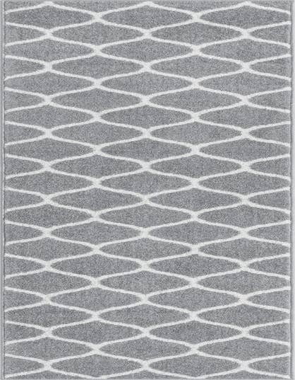 Detail image of  2' x 10' Lattice Frieze Runner Rug