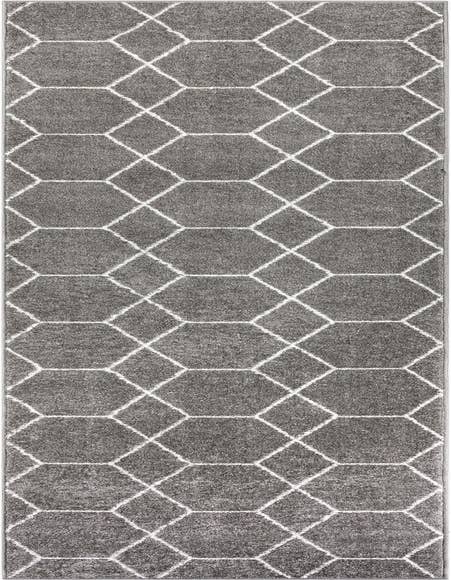 Detail image of  2' 7 x 12' Lattice Frieze Runner Rug