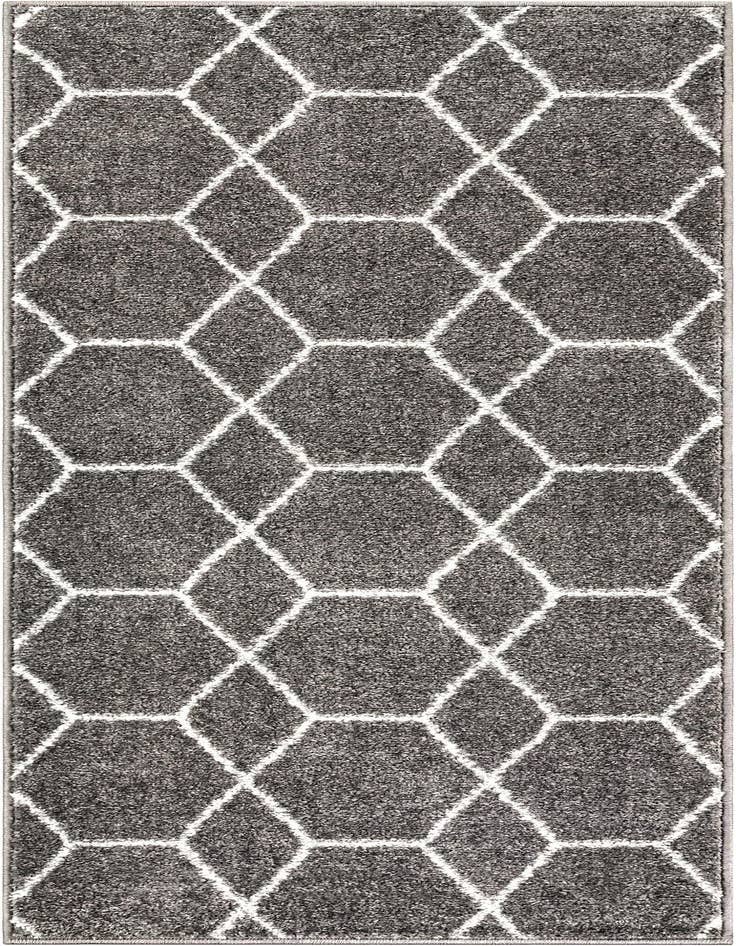 Detail image of  2' x 5' 3 Lattice Frieze Runner Rug