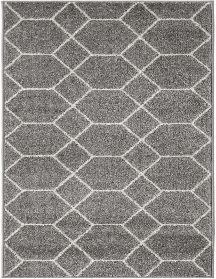 Primary image  2' 6 x 6' Lattice Frieze Runner Rug