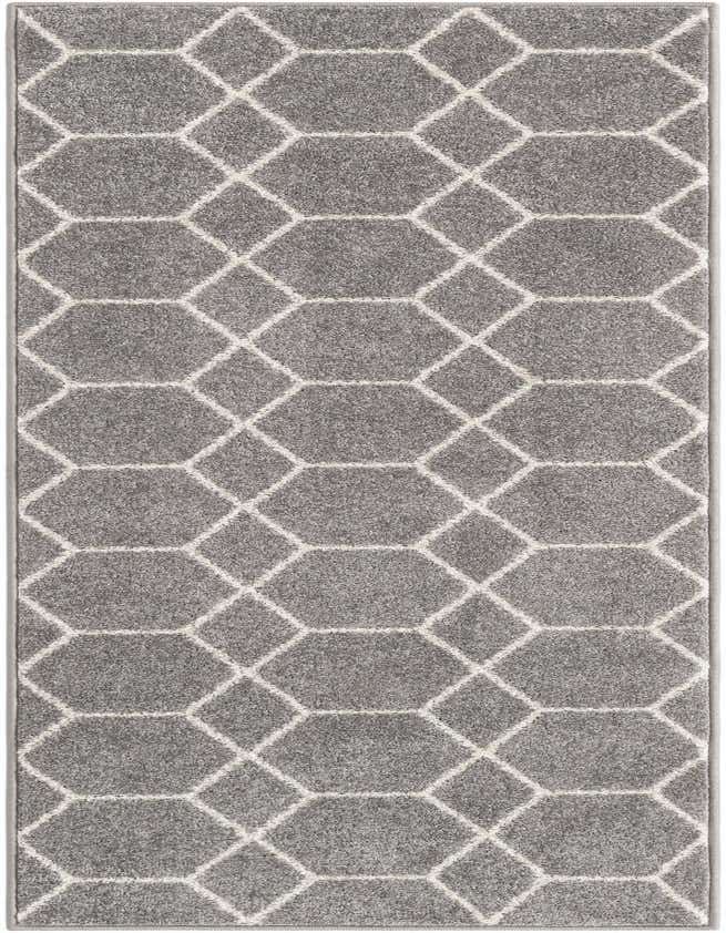 Primary image  2' 2 x 7' Lattice Frieze Runner Rug