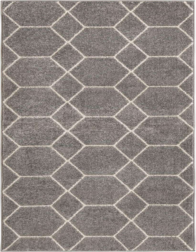 Primary image  3' x 7' 2 Lattice Frieze Runner Rug