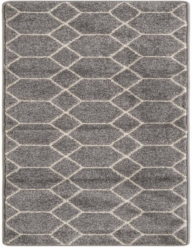 Detail image of  2' x 7' Lattice Frieze Runner Rug