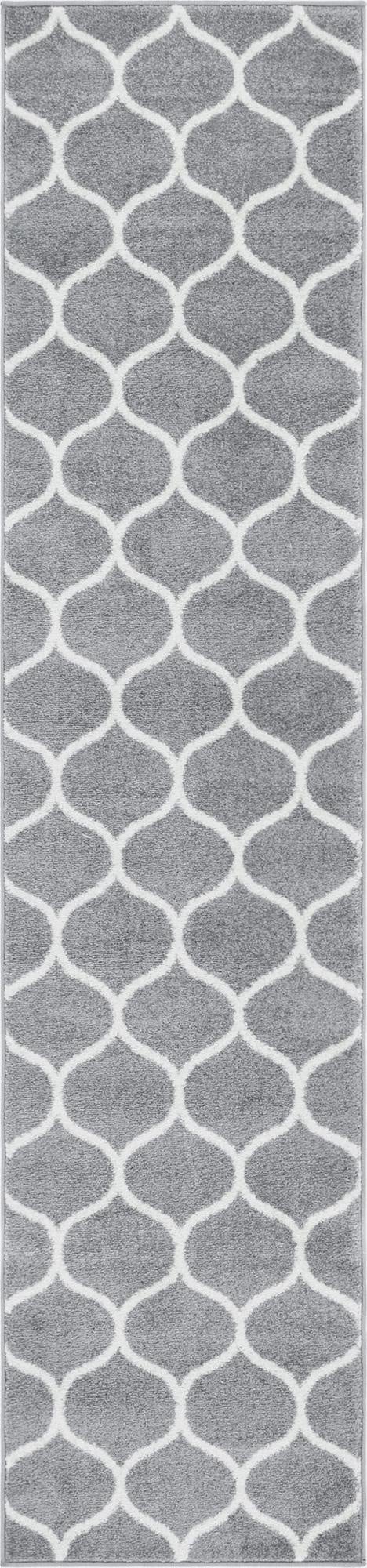  2' x 9' Lattice Frieze Runner Rug