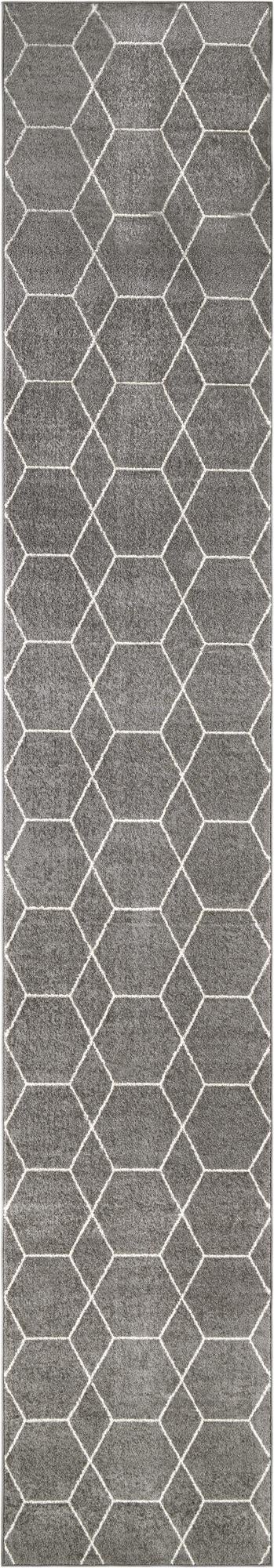  3' 3 x 19' 8 Lattice Frieze Runner Rug