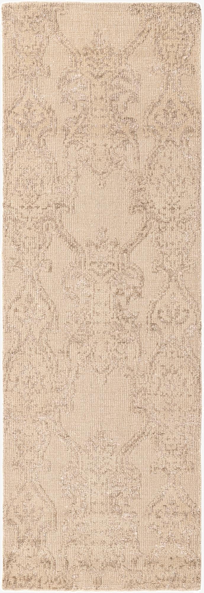  2' 10 x 8' 8  Hand Knotted Luna Runner Rug