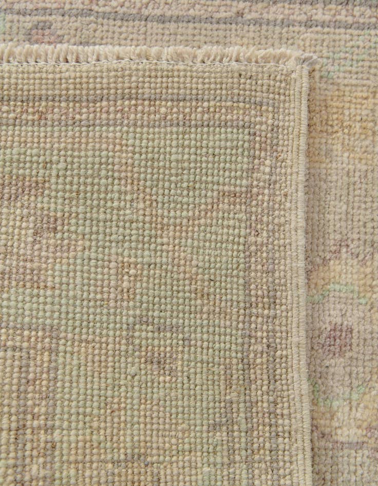 Detail image of  2' 7 x 9' 8  Hand Knotted Oushak Wool Runner Rug