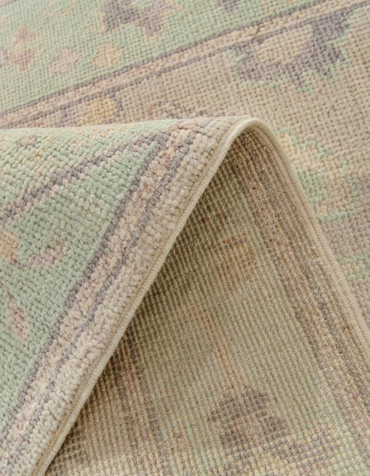 Detail image of  2' 7 x 9' 8  Hand Knotted Oushak Wool Runner Rug