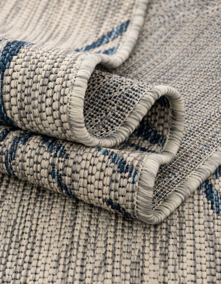 Detail image of  2' x 6'  Washable Botanical Indoor / Outdoor Runner Rug