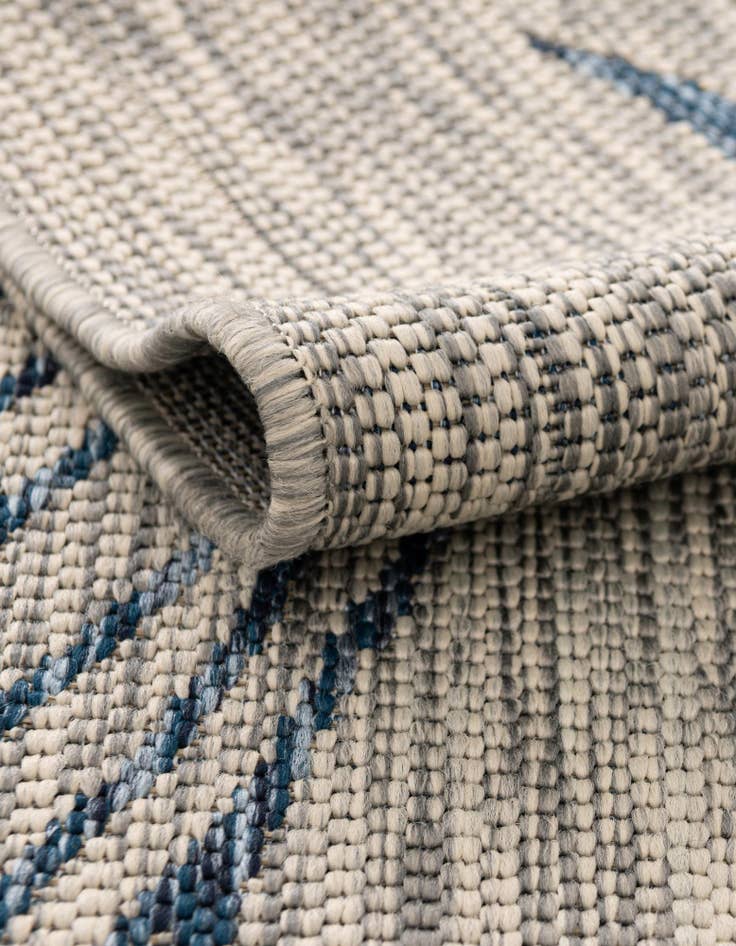 Detail image of  2' x 6'  Washable Botanical Indoor / Outdoor Runner Rug