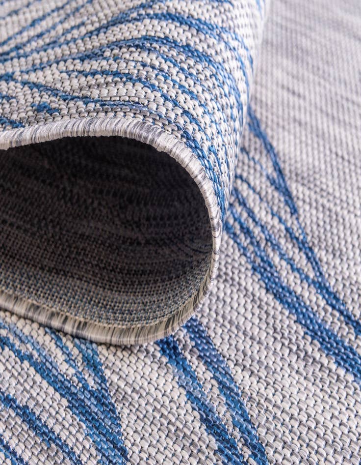 Detail image of  2' x 6'  Washable Botanical Indoor / Outdoor Runner Rug