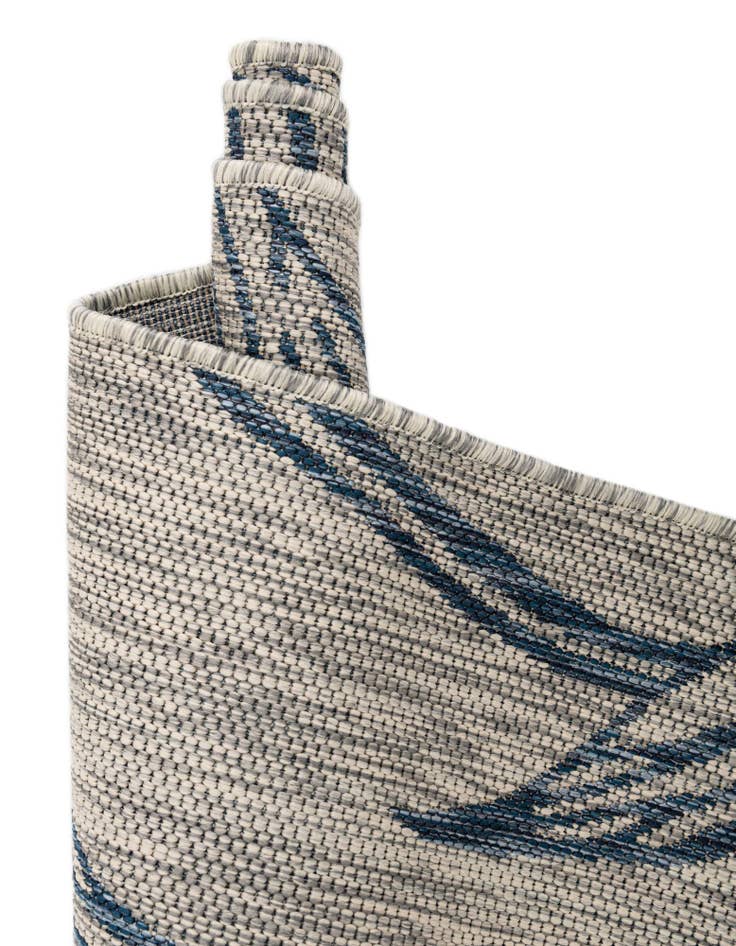 Detail image of  2' x 6'  Washable Botanical Indoor / Outdoor Runner Rug