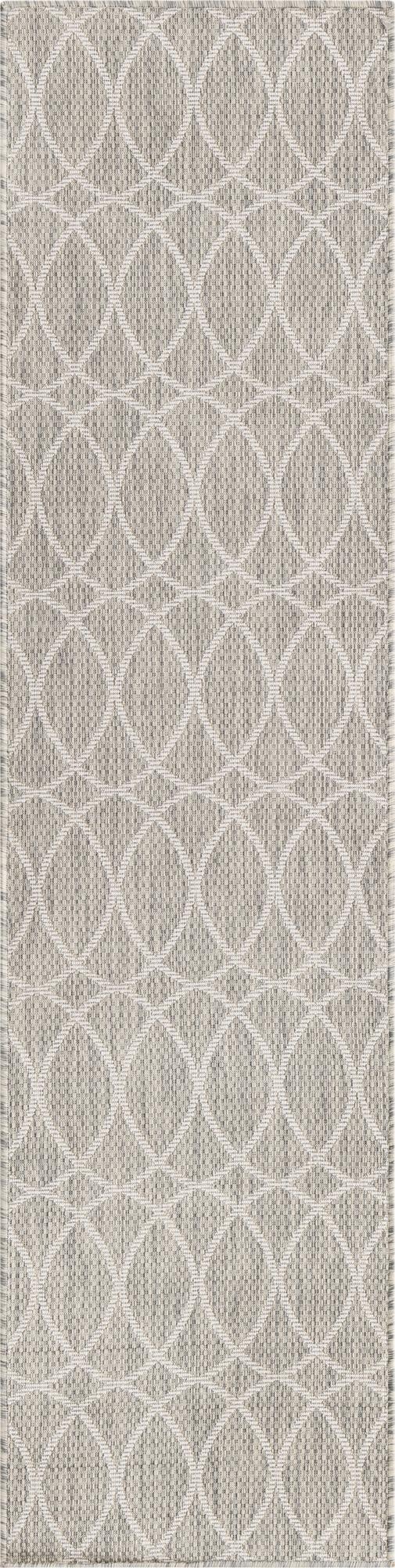  2' x 8'  Washable Lattice Indoor / Outdoor Runner Rug