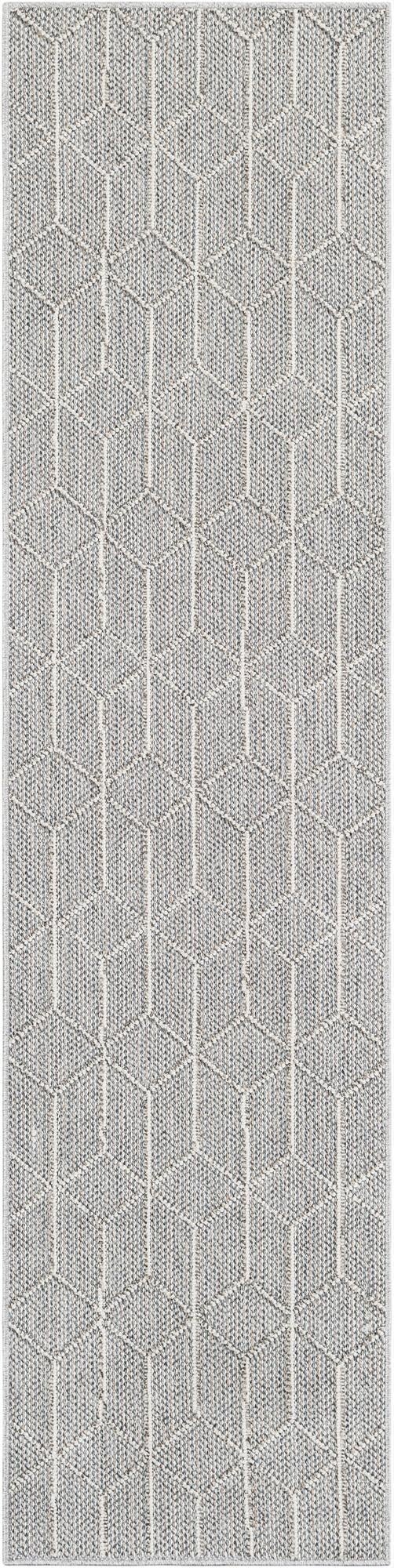  2' x 8'  Washable Lattice Indoor / Outdoor Runner Rug