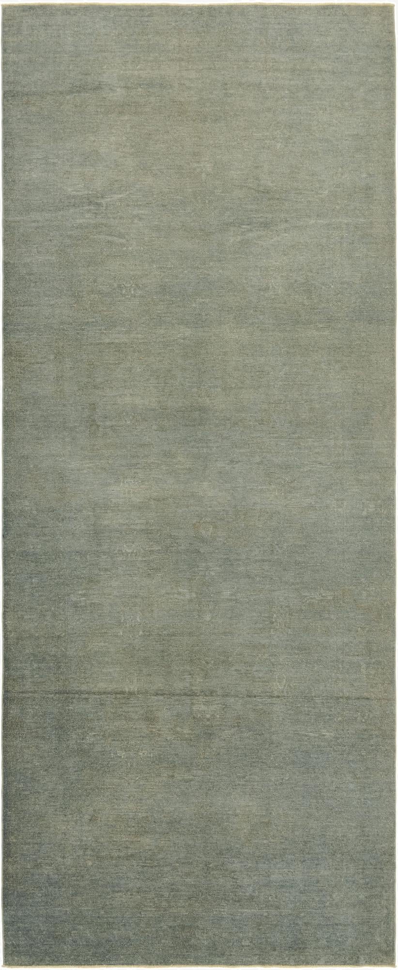  6' 8 x 17' 7  Hand Knotted Over-Dyed Ziegler Runner Rug