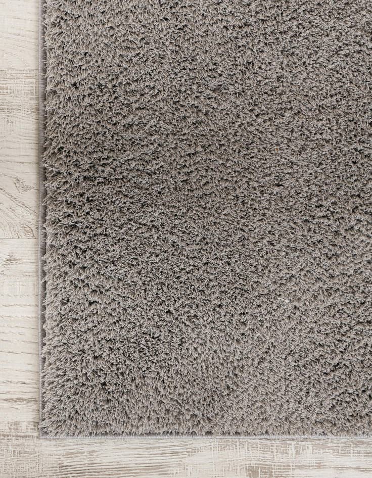 Detail image of  2' x 6' 9 Solid Shag Runner Rug