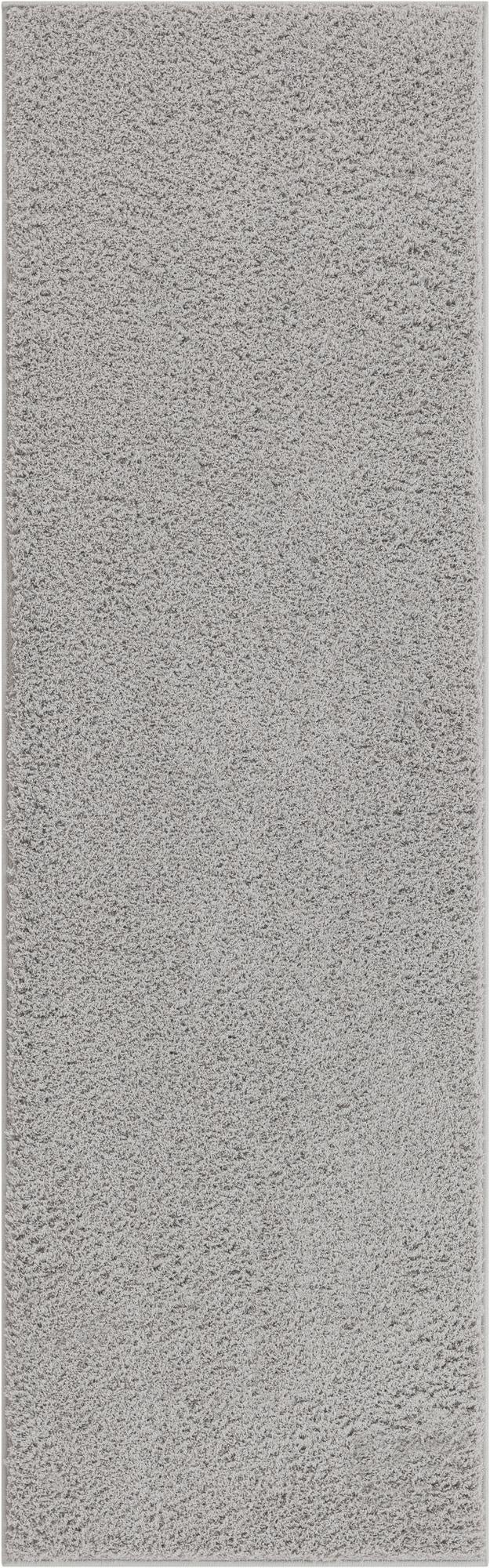  2' x 6' 9 Solid Shag Runner Rug