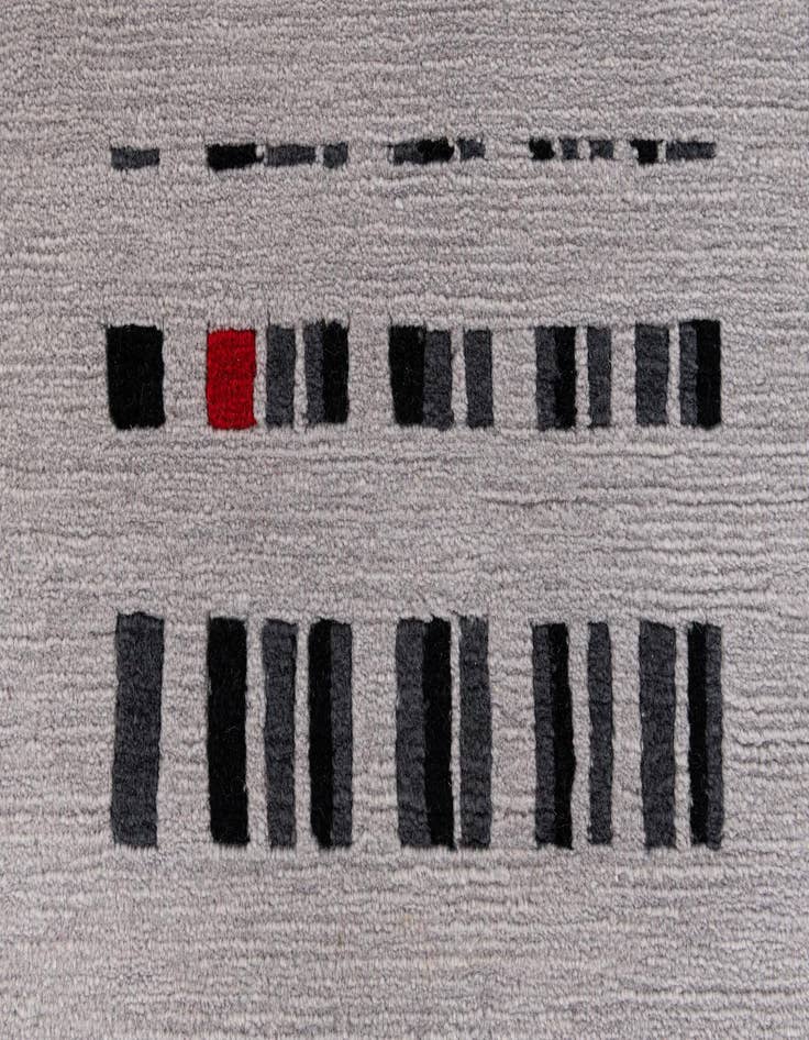 Detail image of  2' 9 x 9' 7  Hand Knotted Tibet Wool Runner Rug