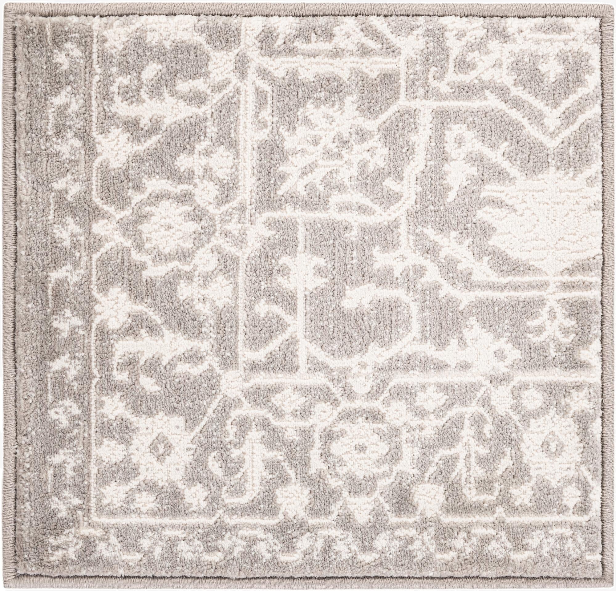  1' 4 x 1' 4 Modern Classical Sample Rug